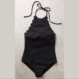 Marysia Mott Maillot Black Halter Bathing Suit